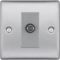 British General NEXUS METAL 1-Gang Single Satellite Socket Brushed Steel 7 British General NEXUS METAL 1-Gang Single Satellite Socket Brushed Steel -British General Shop 899XF A1