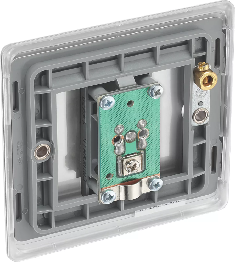 British General NEXUS METAL 1-Gang Single Satellite Socket Brushed Steel 5 British General NEXUS METAL 1-Gang Single Satellite Socket Brushed Steel - Image 3