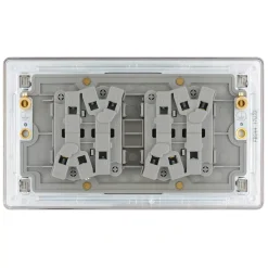 LAP 20A 16AX 4-Gang 2-Way Light Switch Brushed Stainless Steel 9 LAP 20A 16AX 4-Gang 2-Way Light Switch Brushed Stainless Steel -British General Shop 901KJ A3