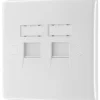 British General 800 Series RJ45 Ethernet Socket White With White Inserts 2 British General 800 Series RJ45 Ethernet Socket White With White Inserts -British General Shop 903XG P