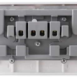 British General 900 Series 13A 2-Gang DP Switched Plug Socket White -British General Shop 91002 A2