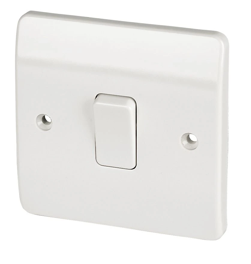 MK Logic Plus 10AX 1-Gang 2-Way Light Switch White 5 Pack 4 MK Logic Plus 10AX 1-Gang 2-Way Light Switch White 5 Pack - Image 2