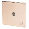 Varilight 1-Gang Coaxial TV Socket Anti-Microbial Copper