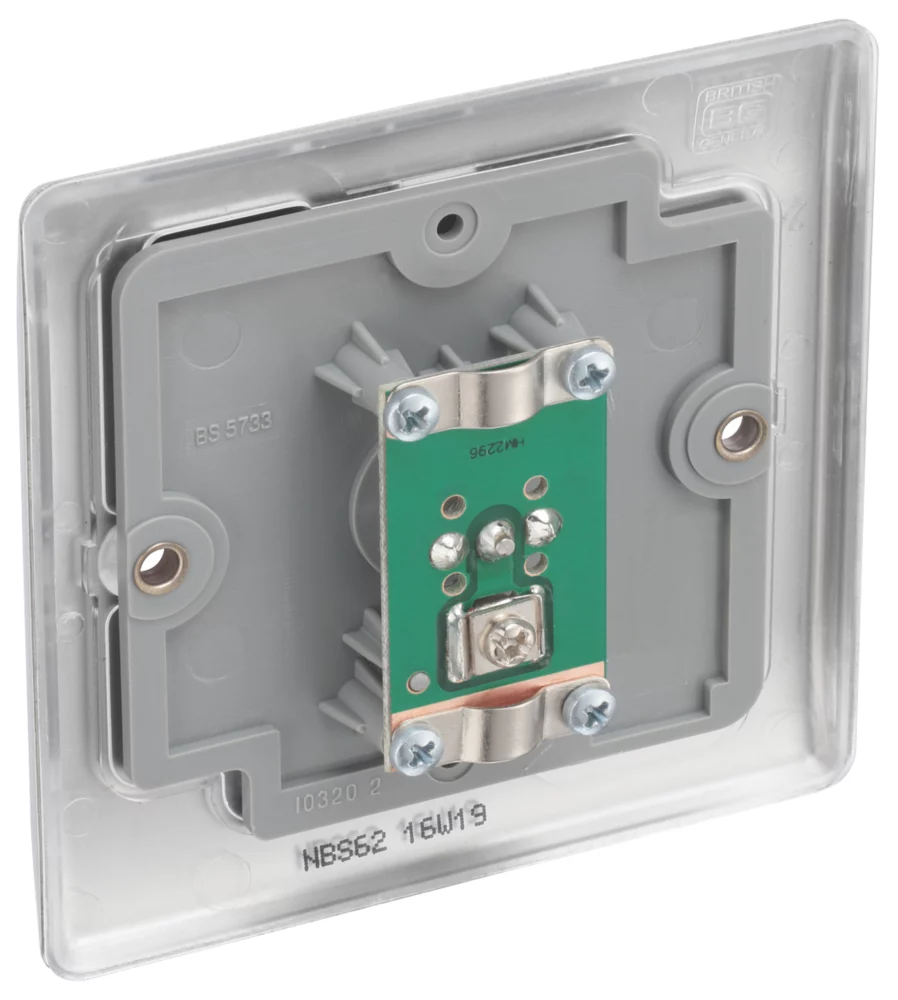 British General NEXUS METAL 1-Gang Single TV Socket Brushed Steel 5 British General NEXUS METAL 1-Gang Single TV Socket Brushed Steel - Image 3