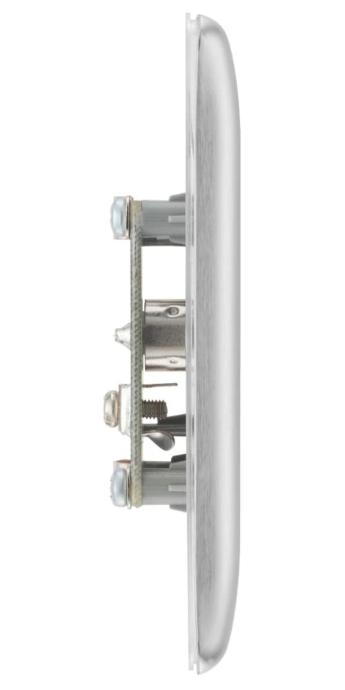 British General NEXUS METAL 1-Gang Single TV Socket Brushed Steel 6 British General NEXUS METAL 1-Gang Single TV Socket Brushed Steel - Image 4