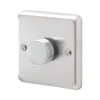 MK Contoura 1-Gang 2-Way Dimmer Brushed Stainless Steel