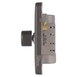 Schneider Electric Lisse Deco 2-Gang 2-Way Dimmer Switch Mocha Bronze 8 Schneider Electric Lisse Deco 2-Gang 2-Way Dimmer Switch Mocha Bronze -British General Shop 926FF A2