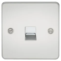 Knightsbridge FP7400PC Slave Telephone Socket Polished Chrome