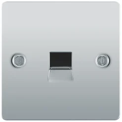 LAP Master Telephone Socket Polished Chrome -British General Shop 93275 A2
