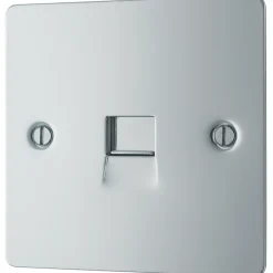 LAP Master Telephone Socket Polished Chrome