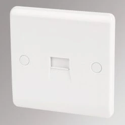 LAP Master Telephone Socket White