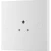 British General 900 Series 2A 1-Gang Unswitched Round Pin Socket White With White Inserts -British General Shop 934XG P