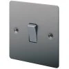 LAP 10AX 1-Gang 2-Way Light Switch Brushed Stainless Steel -British General Shop 93697 P