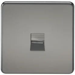 Knightsbridge SF7300BN Master Telephone Socket Black Nickel