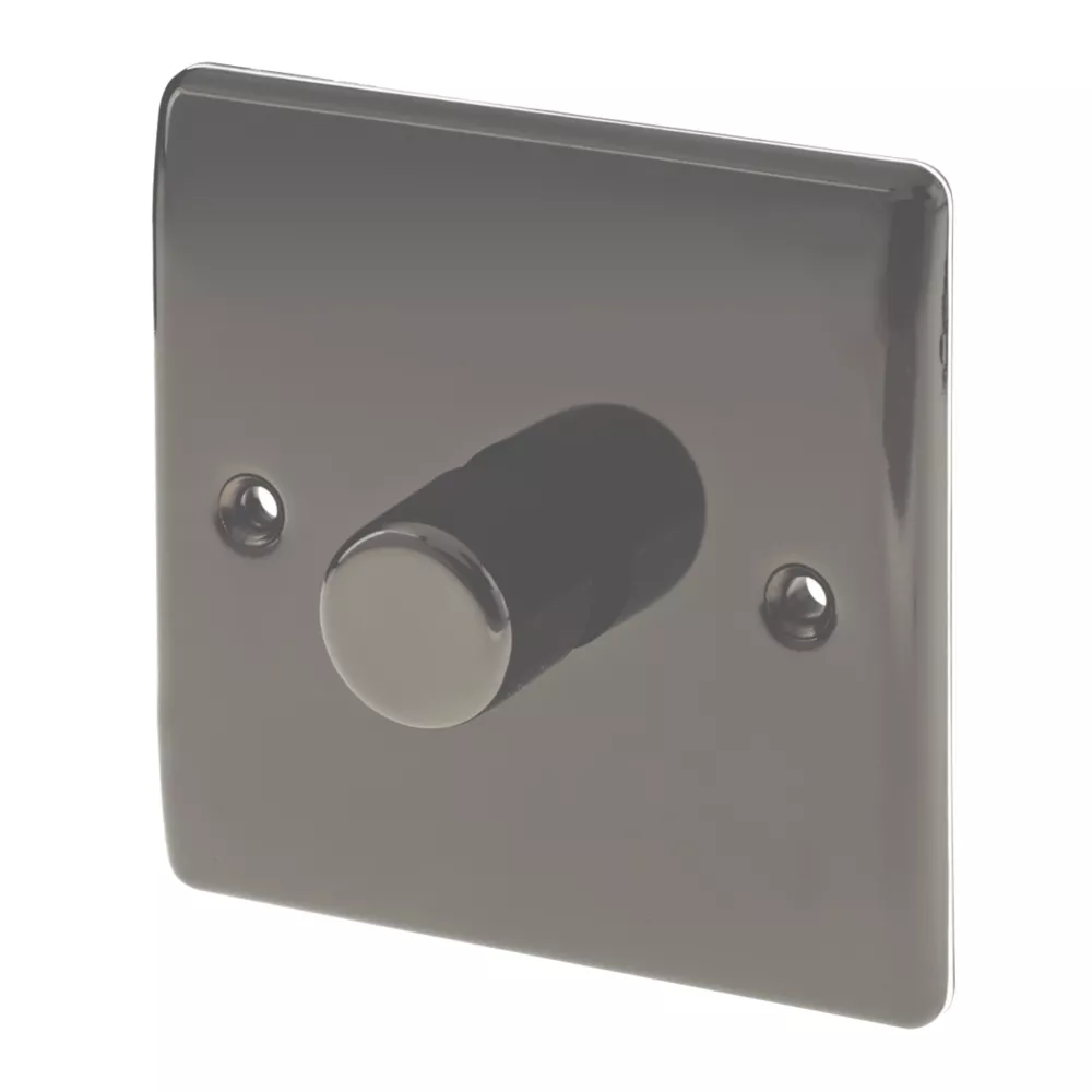 British General Nexus Metal 1-Gang 2-Way LED Dimmer Switch Black Nickel 3 British General Nexus Metal 1-Gang 2-Way LED Dimmer Switch Black Nickel