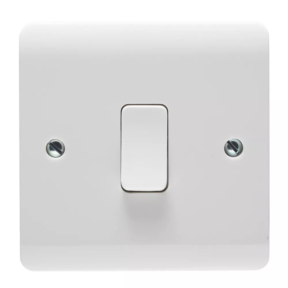Crabtree Instinct 10AX 1-Gang 2-Way Light Switch White 4 Crabtree Instinct 10AX 1-Gang 2-Way Light Switch White - Image 2