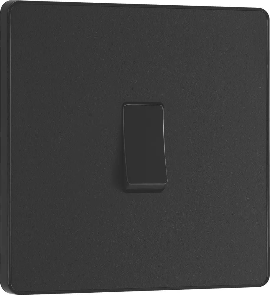 British General Evolve 20 A 16AX 1-Gang 2-Way Light Switch Matt Black With Black Inserts 4 British General Evolve 20 A 16AX 1-Gang 2-Way Light Switch Matt Black With Black Inserts - Image 2