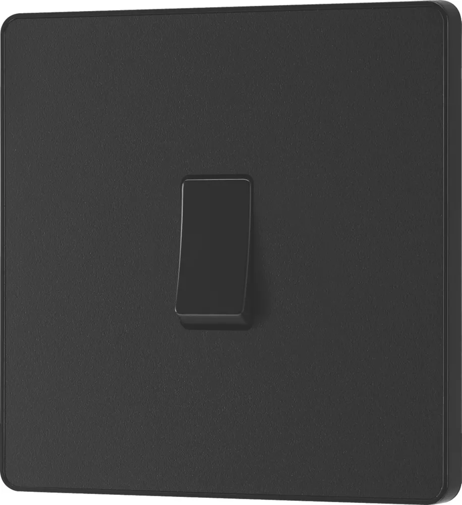 British General Evolve 20 A 16AX 1-Gang 2-Way Light Switch Matt Black With Black Inserts 6 British General Evolve 20 A 16AX 1-Gang 2-Way Light Switch Matt Black With Black Inserts - Image 4