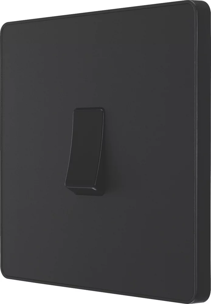 British General Evolve 20 A 16AX 1-Gang 2-Way Light Switch Matt Black With Black Inserts 3 British General Evolve 20 A 16AX 1-Gang 2-Way Light Switch Matt Black With Black Inserts