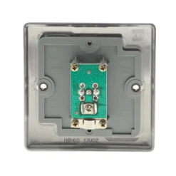 British General Nexus Metal 1-Gang Coaxial TV Socket Black Nickel -British General Shop 94965 A3