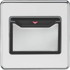 Knightsbridge SFCARDPC 32A Key Card Switch Polished Chrome