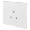 Schneider Electric Ultimate Slimline 5A 1-Gang Unswitched Round Pin Plug Socket White -British General Shop 9680J P