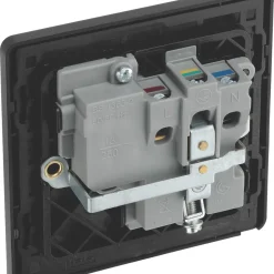 British General Evolve 13A 1-Gang SP Switched Socket Copper With Black Inserts 13 British General Evolve 13A 1-Gang SP Switched Socket Copper With Black Inserts -British General Shop 969RF A4