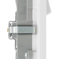 British General Evolve 13A 2-Gang SP Switched Socket + 3A 2-Outlet Type A & C USB Charger Pearlescent White With White Inserts -British General Shop 970RF A5