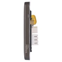 Schneider Electric Lisse Deco Master Telephone Socket Mocha Bronze With Black Inserts 8 Schneider Electric Lisse Deco Master Telephone Socket Mocha Bronze With Black Inserts -British General Shop 975FF A2