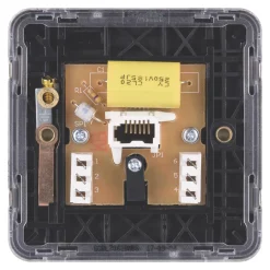 Schneider Electric Lisse Deco Master Telephone Socket Mocha Bronze With Black Inserts 9 Schneider Electric Lisse Deco Master Telephone Socket Mocha Bronze With Black Inserts -British General Shop 975FF A3