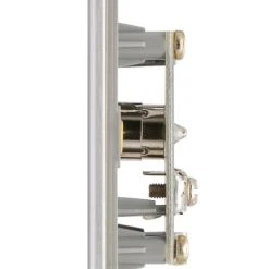 LAP 1-Gang Coaxial TV Socket Brushed Stainless Steel -British General Shop 988KJ A2