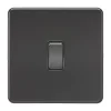 Knightsbridge SF2000MBB 10AX 1-Gang 2-Way Light Switch Matt Black 2 Knightsbridge SF2000MBB 10AX 1-Gang 2-Way Light Switch Matt Black -British General Shop 992VF P
