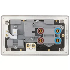 LAP 45A 2-Gang DP Cooker Switch & 13A DP Switched Socket Black Nickel With LED With Black Inserts 9 LAP 45A 2-Gang DP Cooker Switch & 13A DP Switched Socket Black Nickel With LED With Black Inserts -British General Shop 994KJ A3