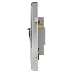 Schneider Electric Lisse Deco 10AX 4-Gang 2-Way Light Switch Polished Chrome With Black Inserts -British General Shop 998FF A2